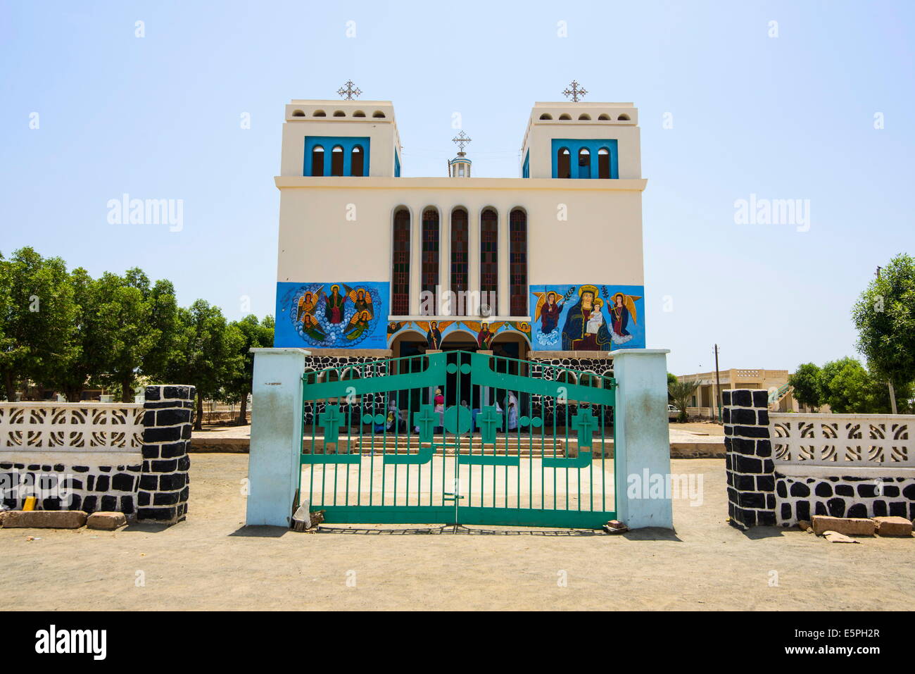 Orthodox Church in Massawa, Eritrea, Africa Stock Photo