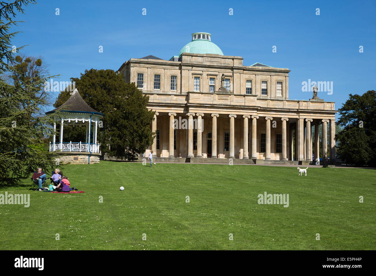 Pittville Pump Room, Pittville Park, Cheltenham, Gloucestershire, England, United Kingdom, Europe Stock Photo