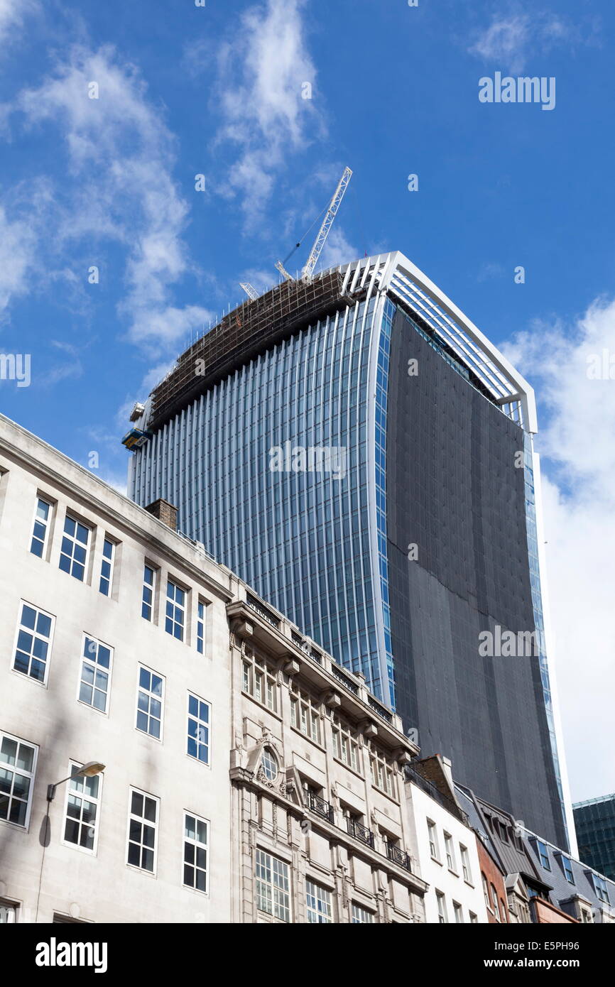 20 Fenchurch Street, otherwise known as the Walkie Talkie, City of London, England, United Kingdom, Europe Stock Photo