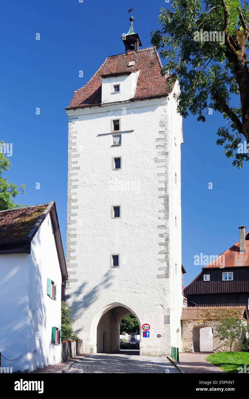 Espanator Gate, Isny, Upper Swabia, Baden Wurttemberg, Germany, Europe Stock Photo