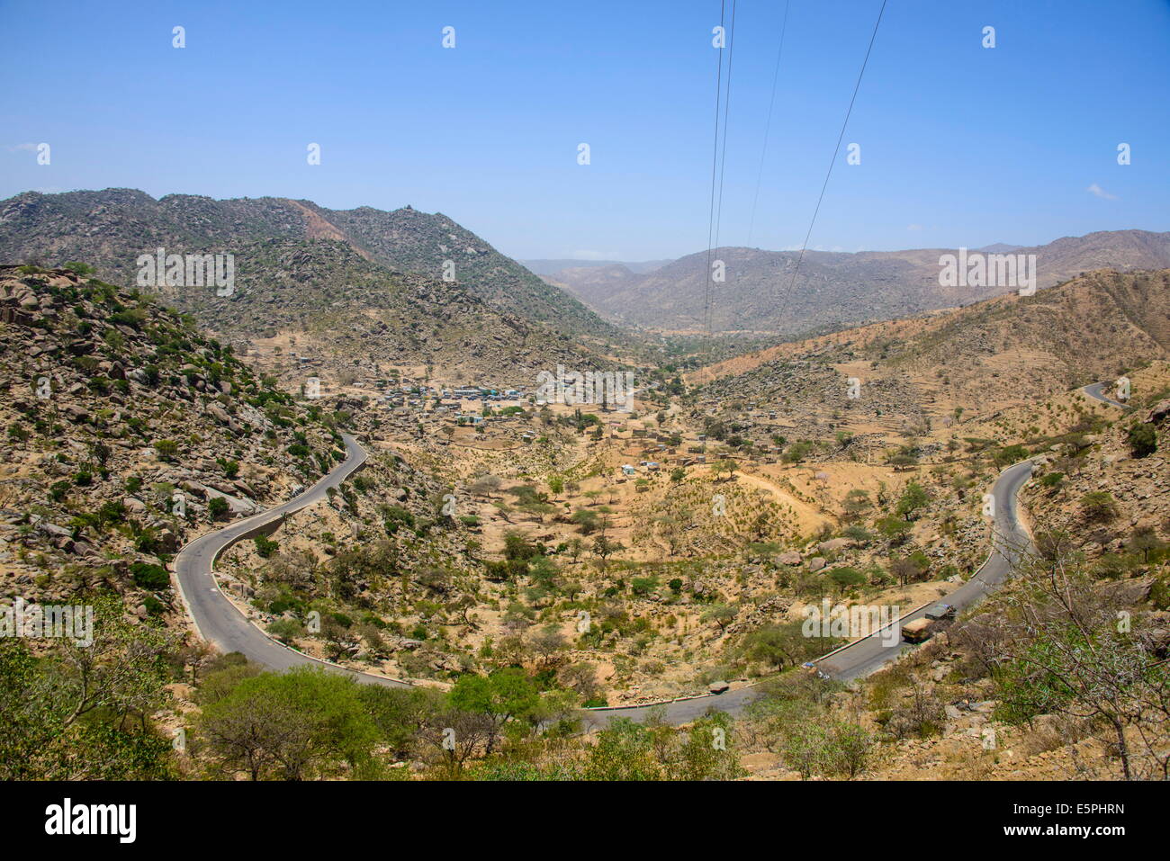 The highlands of Eritrea near Keren, Eritrea, Africa Stock Photo