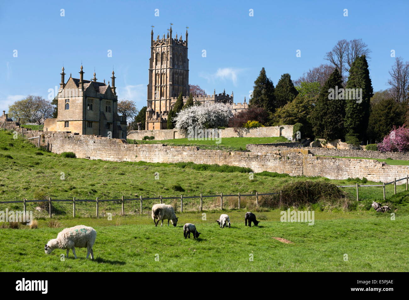 St James Church, Chipping Campden, Cotswolds, Gloucestershire, England, United Kingdom, Europe Stock Photo