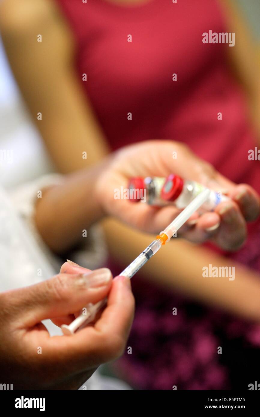 Allergy desensitization treatment for subcutaneous injection, Solution