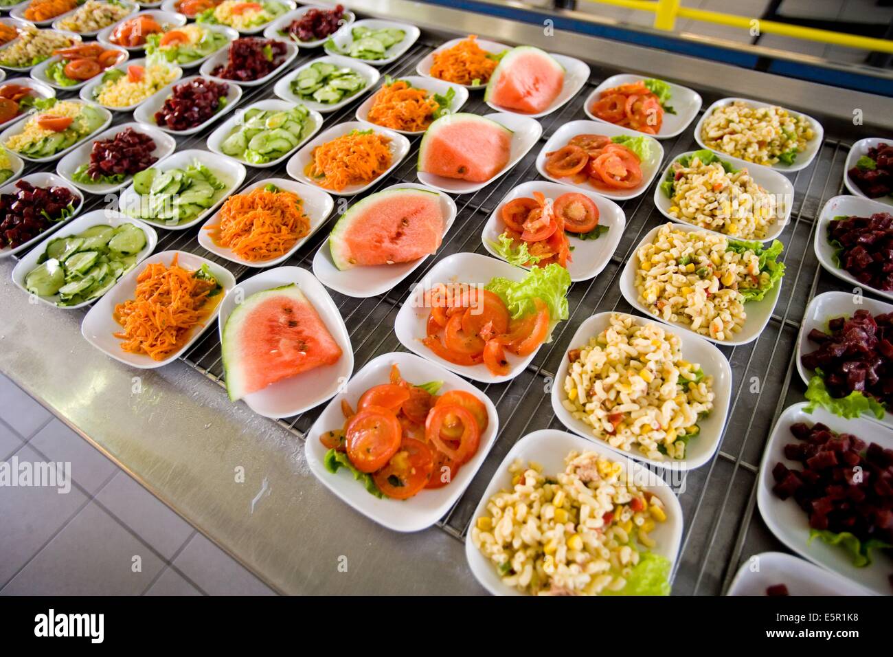 School Canteen Stock Photo Alamy