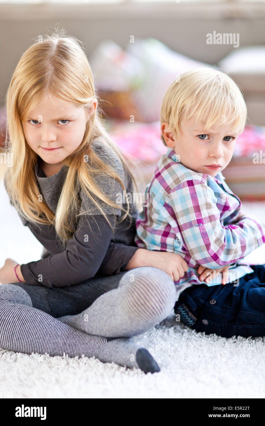 Brother and sister having a…