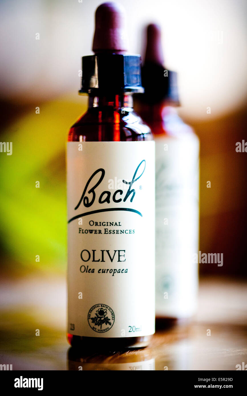 Bach Flower Remedy Stock Photo Alamy