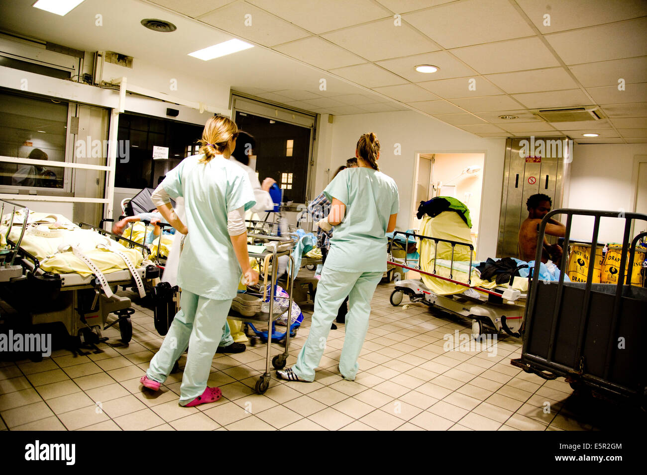 Emergency Department, SaintAntoine Hospital, Paris, France Stock Photo Alamy