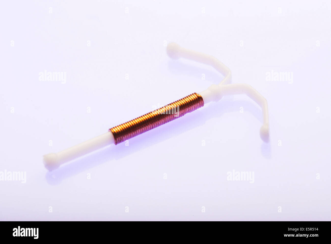 Intra-Uterine contraceptive Stock Photo