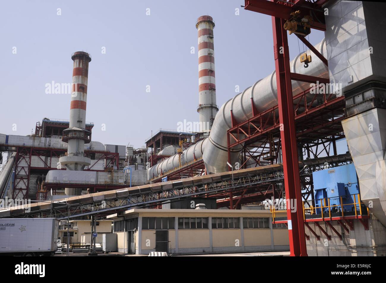 ENEL thermoelectric power plant Palladio in Fusina (Venice, Italy Stock  Photo - Alamy