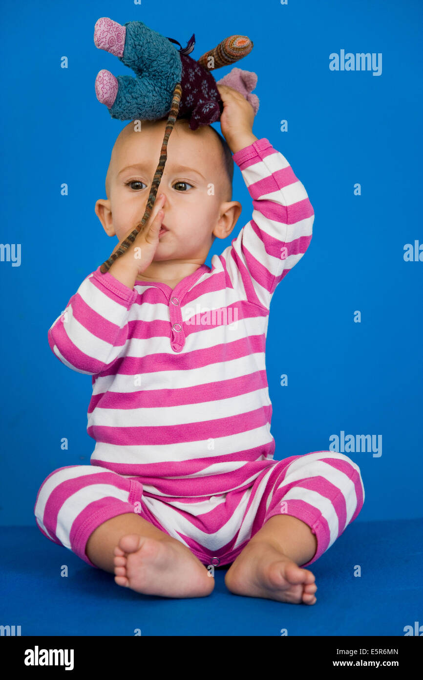12 month old baby Stock Photo Alamy