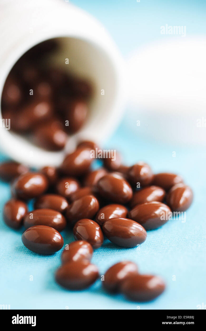 Solar nutritional supplement. Stock Photo