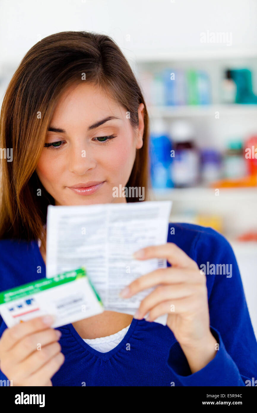 Medication instruction sheet hires stock photography and images Alamy