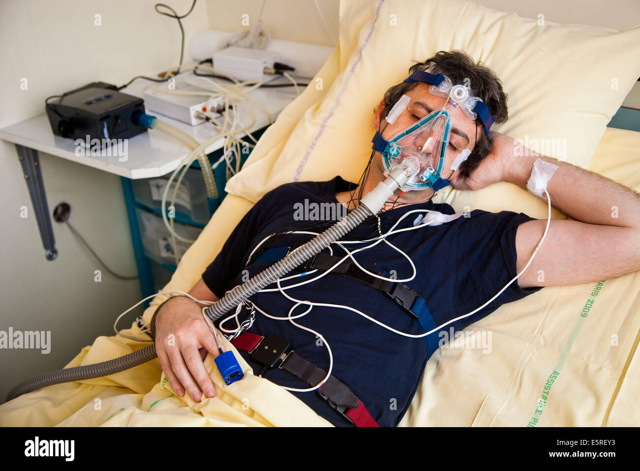Patient suffering from Obstructive Sleep Apnea Syndrome (OSAS