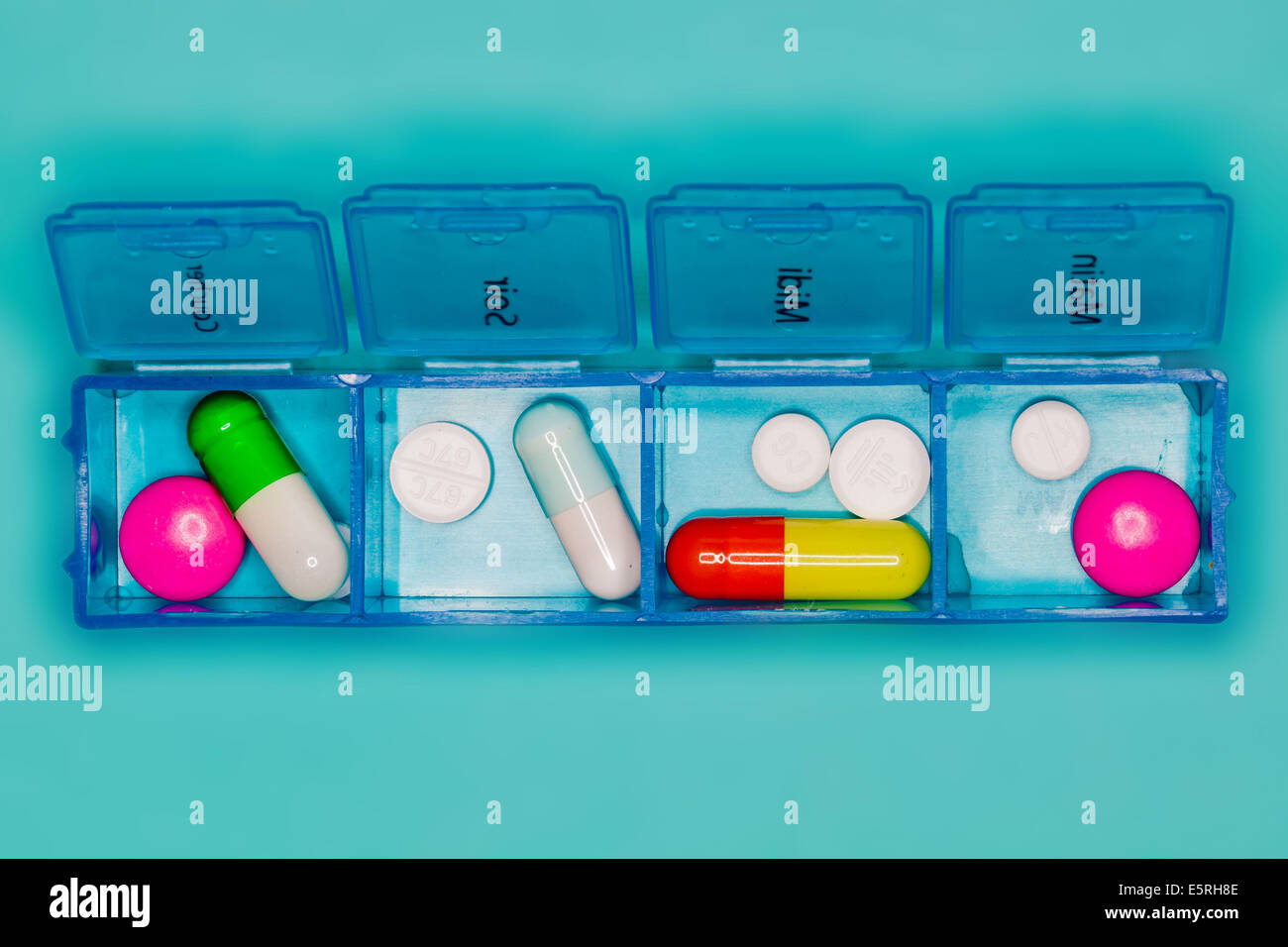 Pills box. Stock Photo
