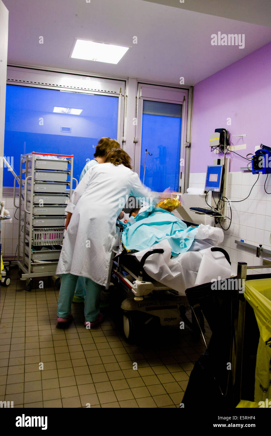Emergency Department, SaintAntoine Hospital, Paris, France Stock Photo Alamy