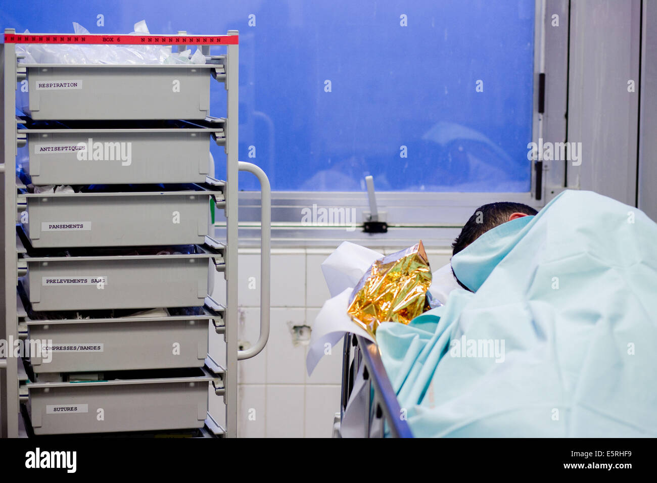 Emergency Department, SaintAntoine Hospital, Paris, France Stock Photo