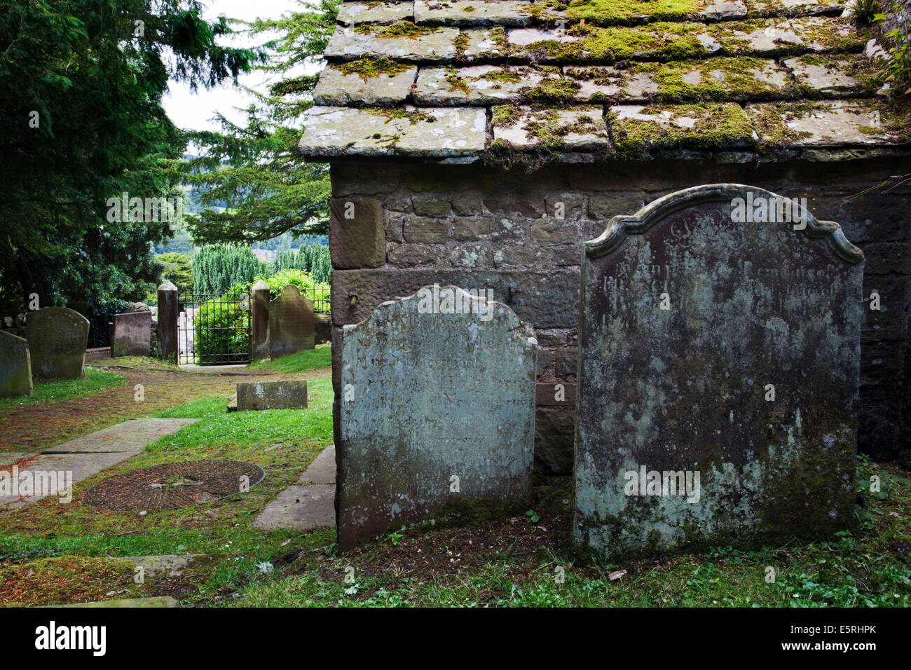 Old St Marys Churchyard Pateley Bridge North Yorkshire England Stock Photo