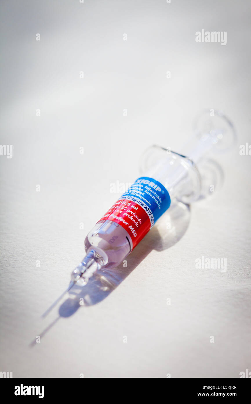 Vaxigrip Influenza Virus Vaccine Stock Photo Alamy
