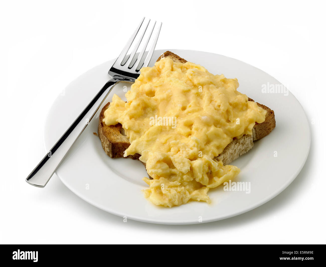 Toast bread with scrambled eggs hi-res stock photography and images - Alamy
