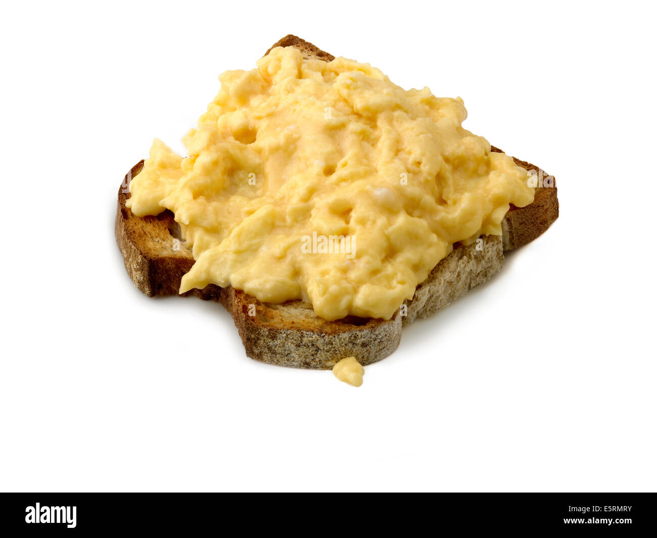 Toast bread with scrambled eggs hi-res stock photography and images - Alamy