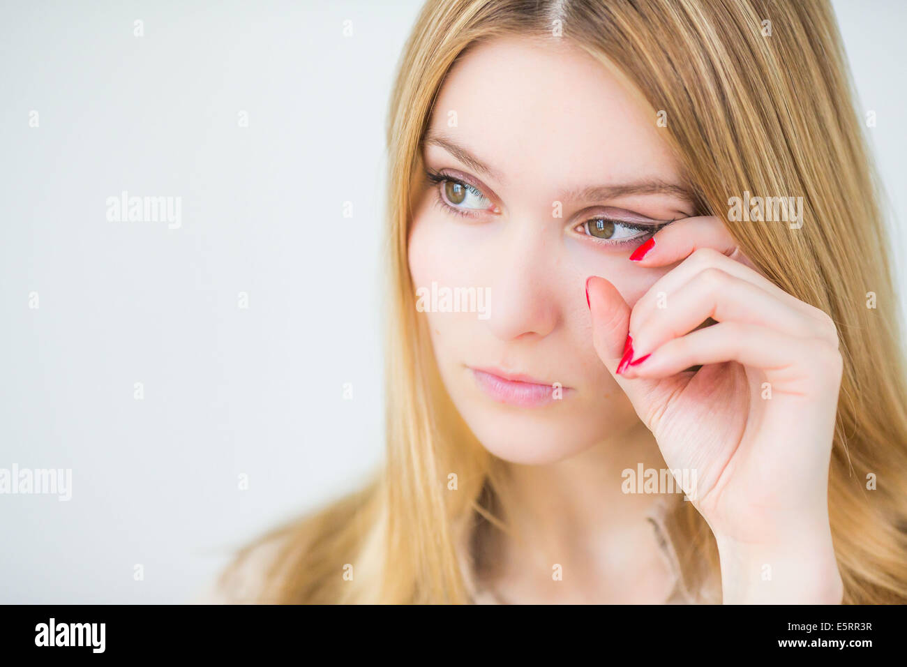 Dust in the eye Stock Photo Alamy