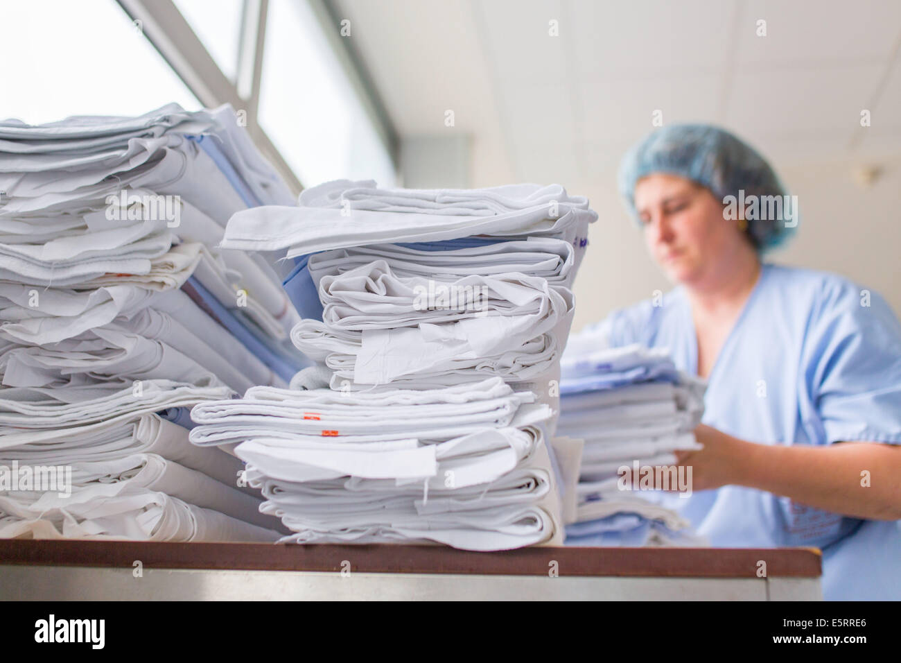 Medical equipment disinfection. Bordeaux hospital, France Stock Photo Alamy