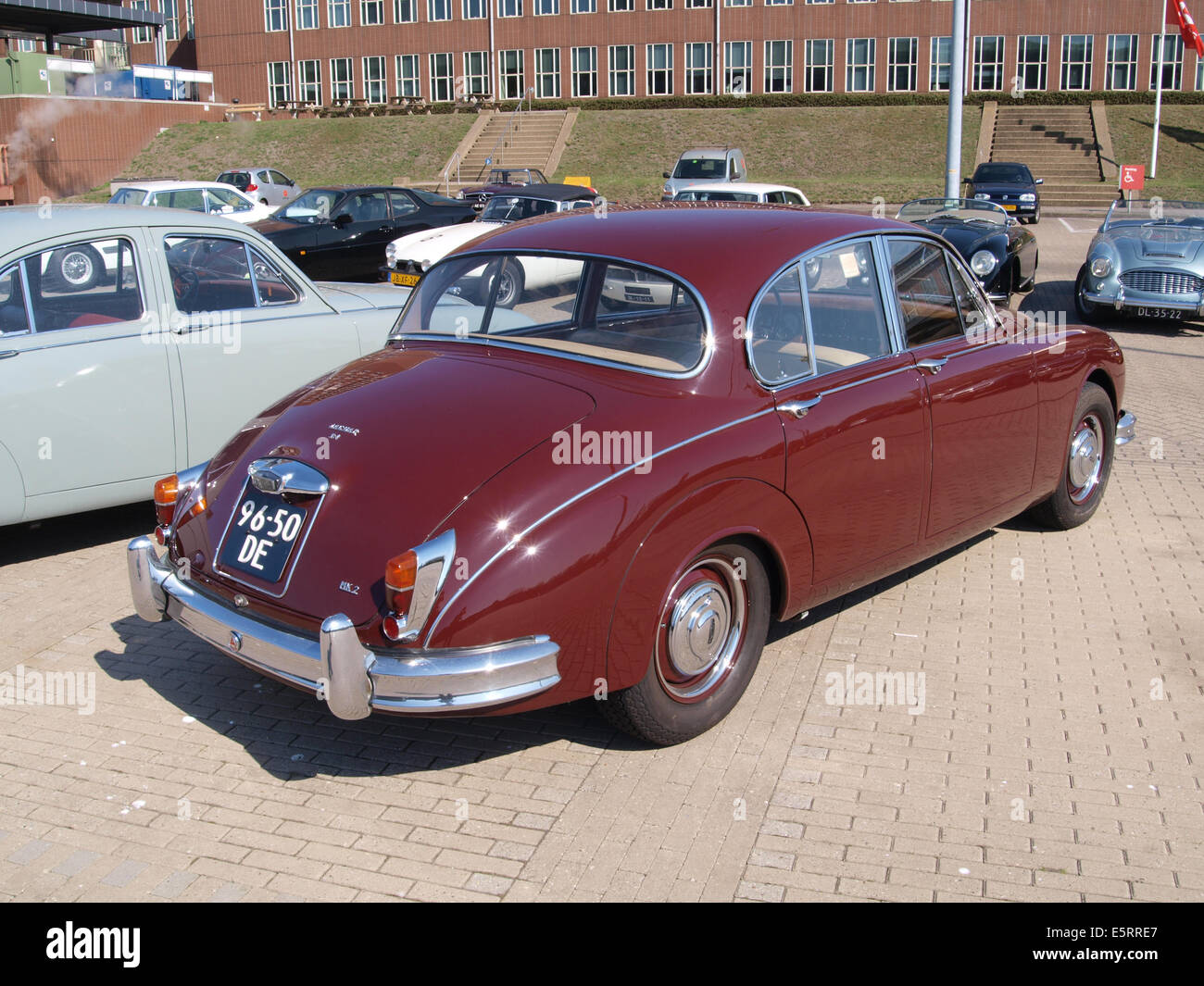 1967 Jaguar MARK 2-3,4 L, Dutch licence registration 96-50-DE, pic1 Stock Photo