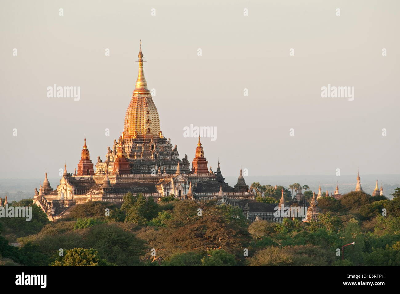 Ananda temple, Pagan, Burma. Stock Photo