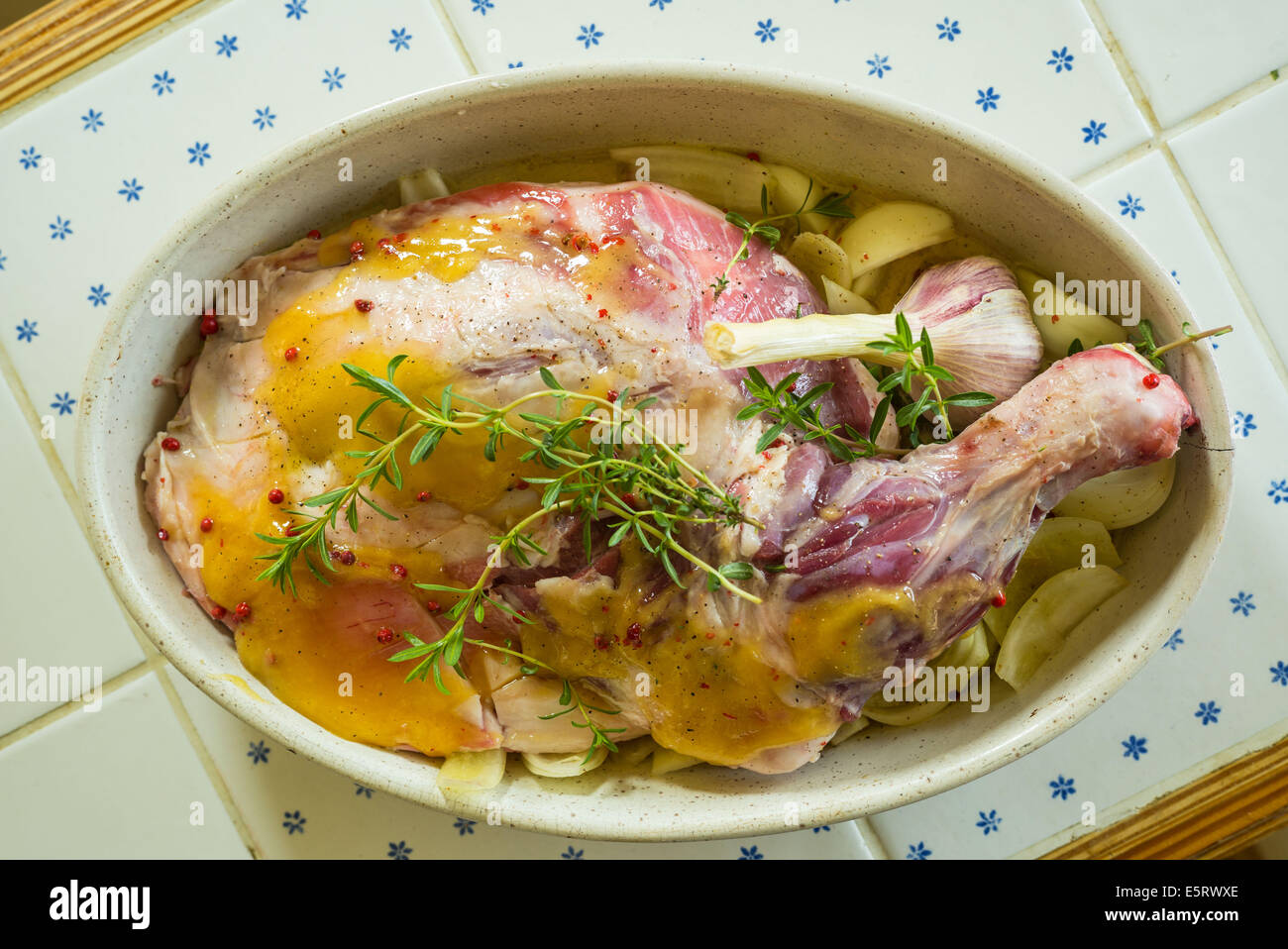 Shoulder of lamb Stock Photo - Alamy