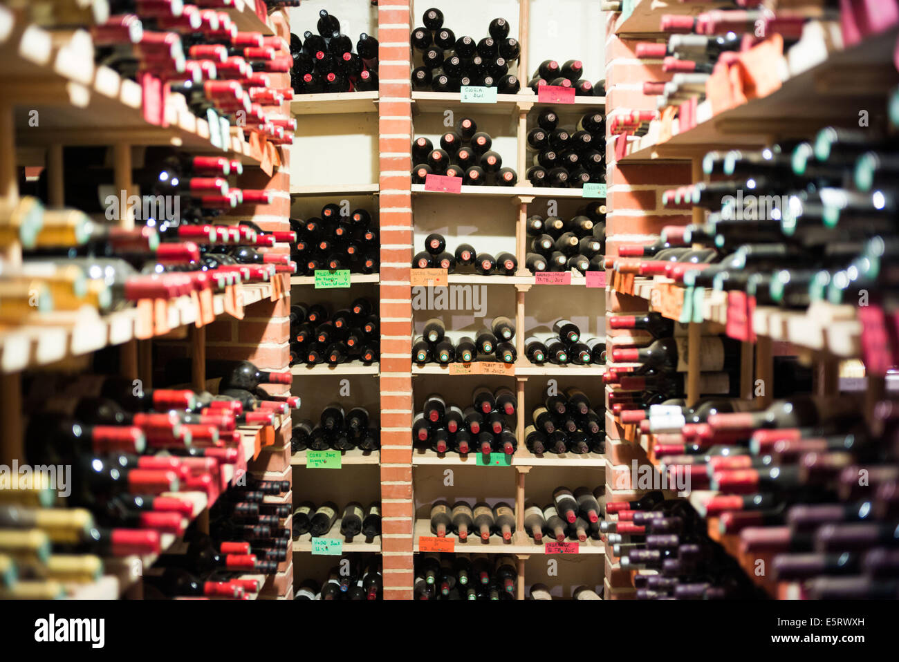 Wine cellar. Stock Photo