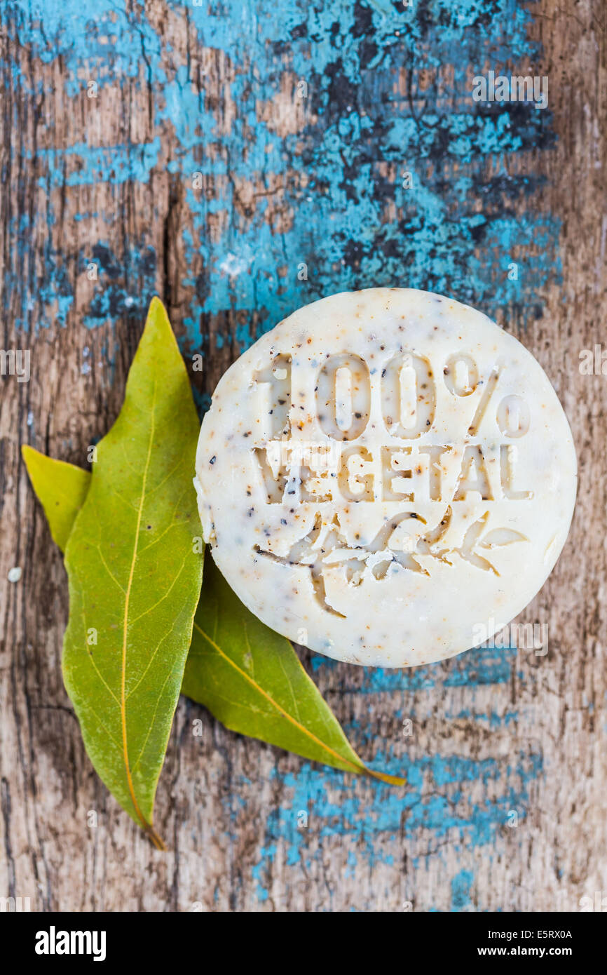 Vegetal soap. Stock Photo