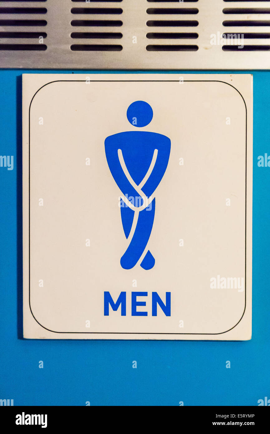 man toilet sign