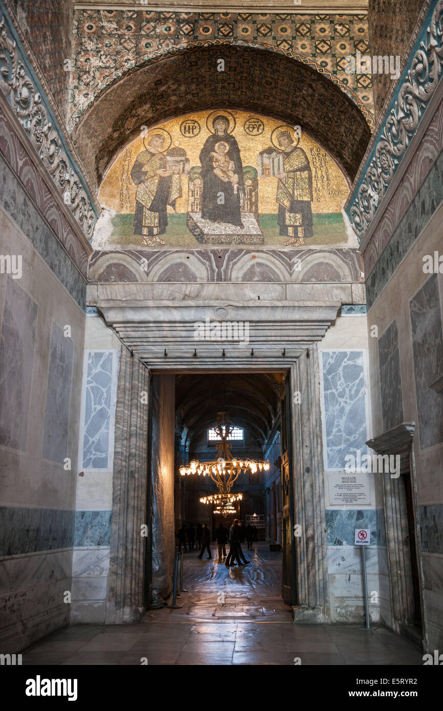 Interior Of Saint Sophia Hagia Sophia Mosque Formaly A