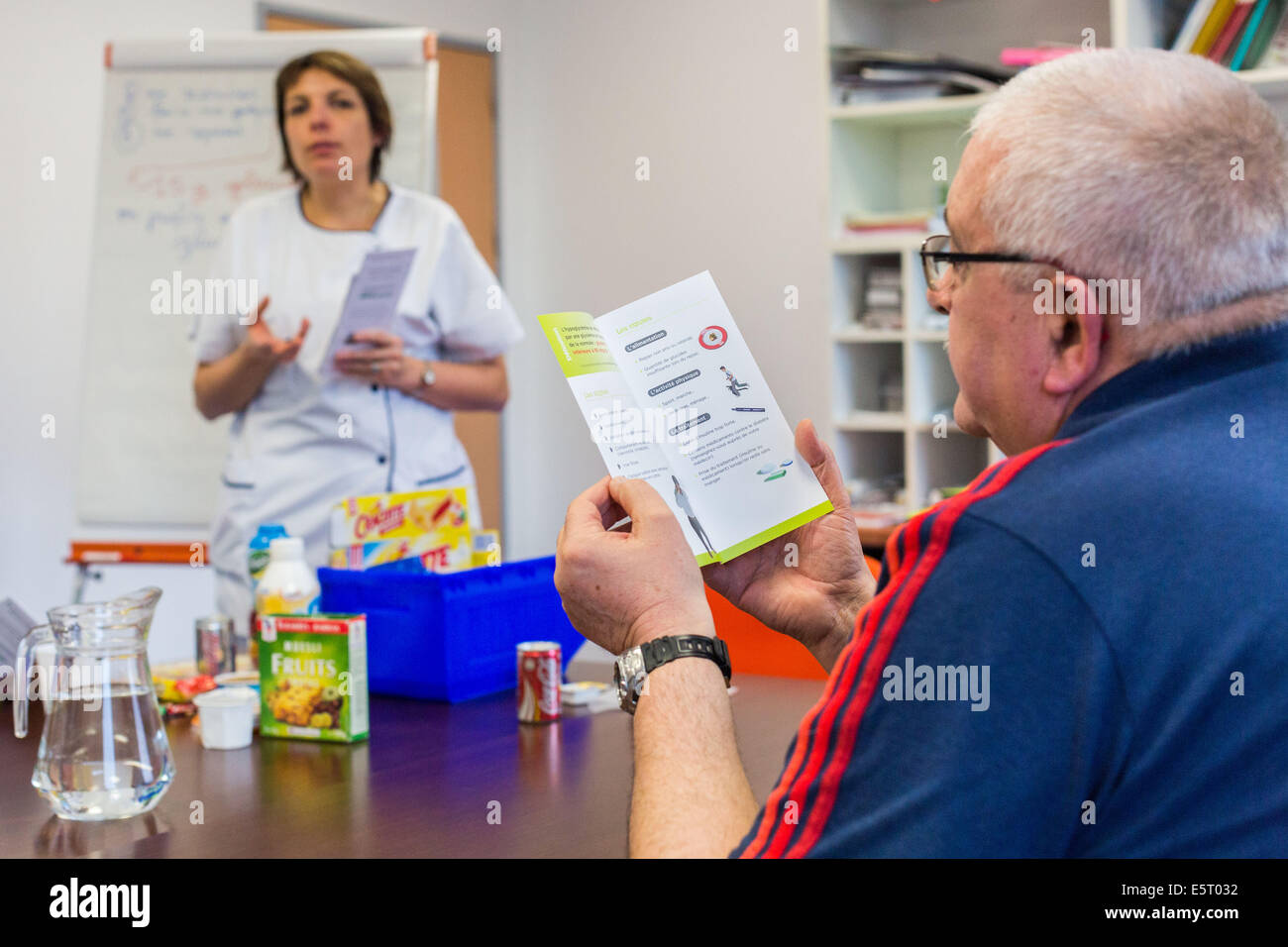 Diabetes education programme for diabetic patients led by a