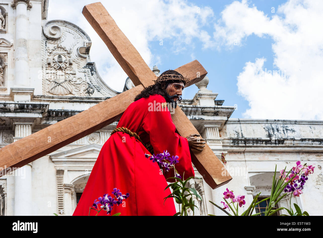 Procession during Holy Week. Antigua, Guatemala Stock Photo Alamy