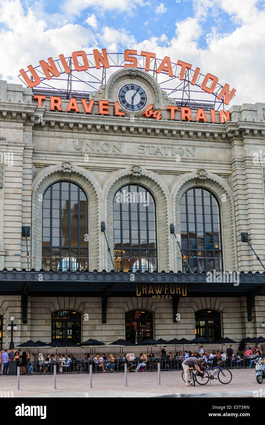 New renovation to historical Union Station in downtown Denver Colorado