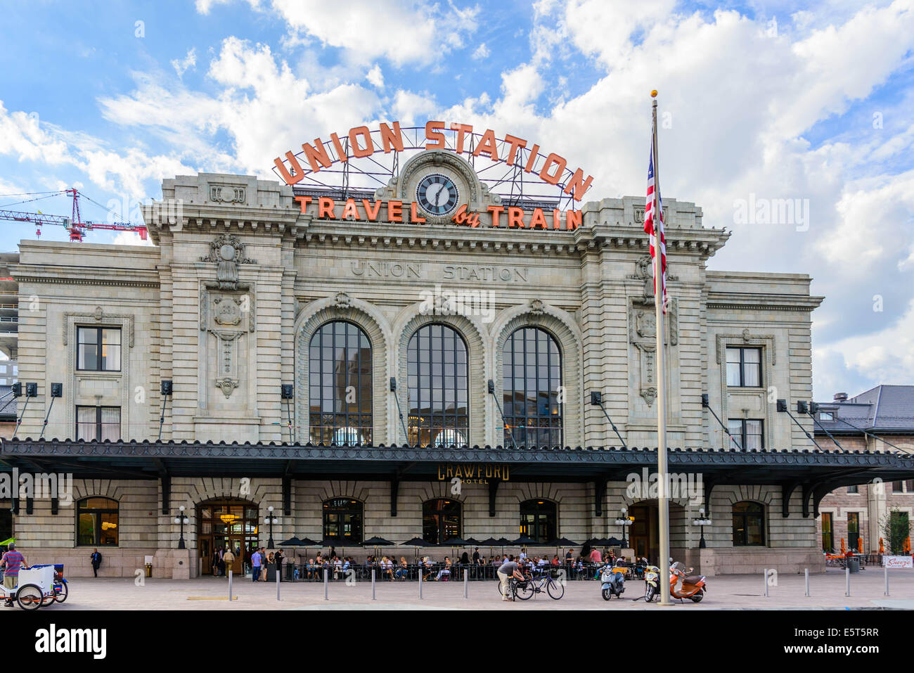 New renovation to historical Union Station in downtown Denver Colorado