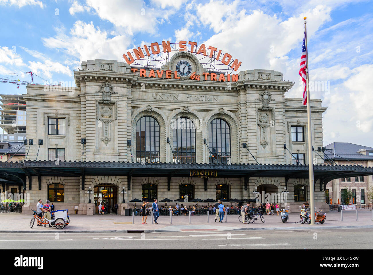 New renovation to historical Union Station in downtown Denver Colorado