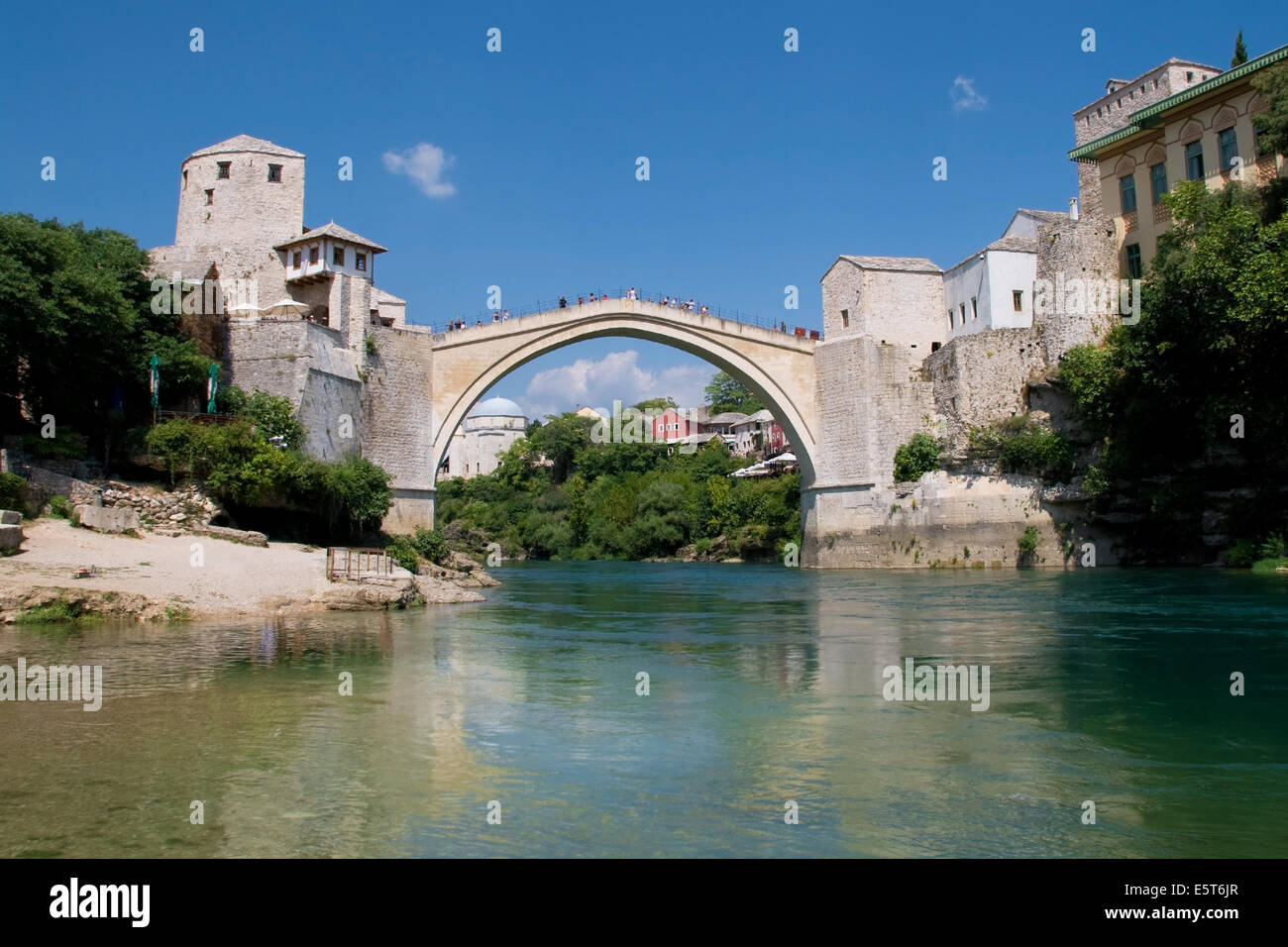 Old Bridge (Stari Most) of Mostar, Bosnia and Herzegovina. Stock Photo