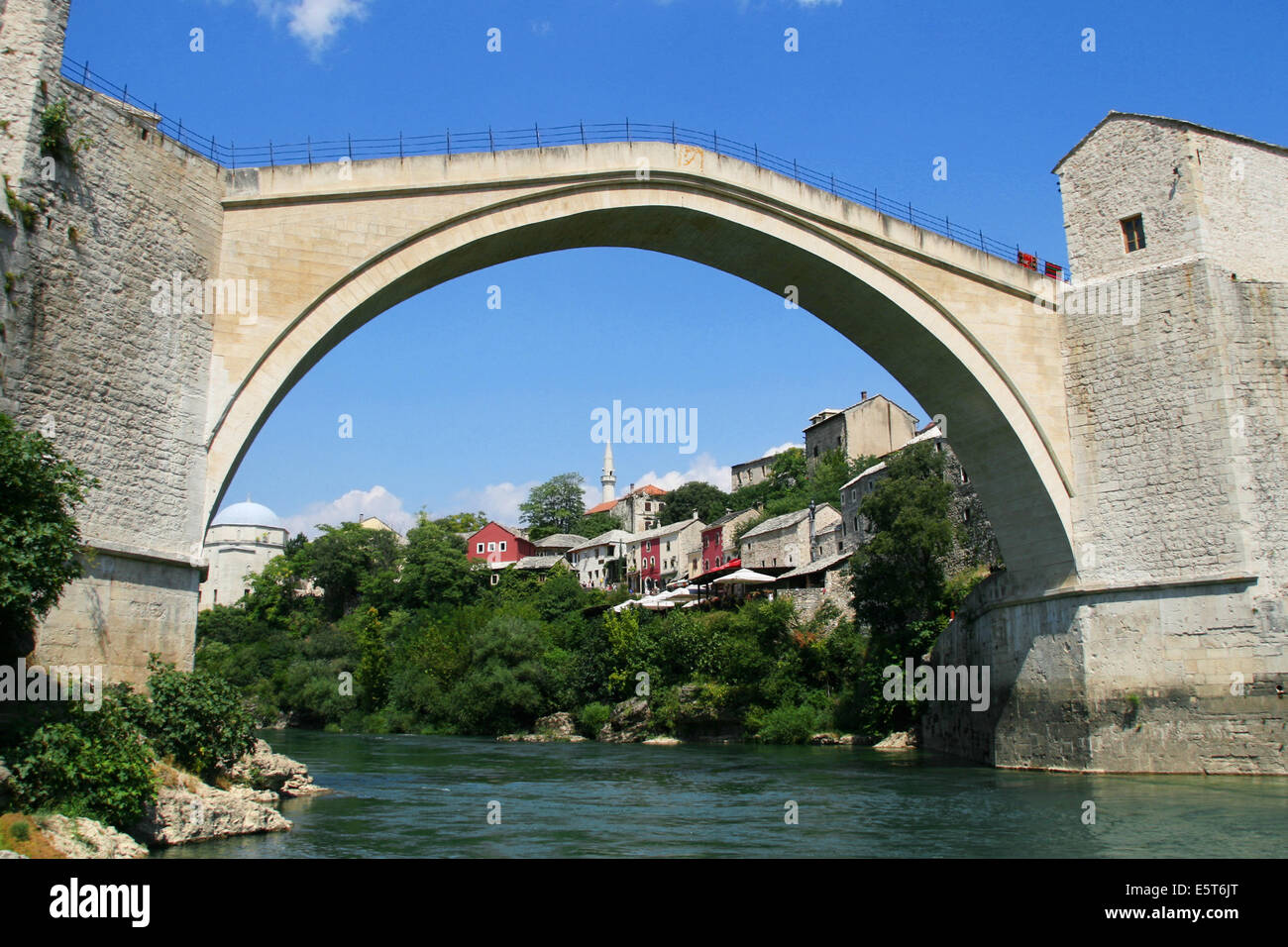 Stari Most (Old Bridge) in Mostar, Bosnia and Herzegovina. Stock Photo