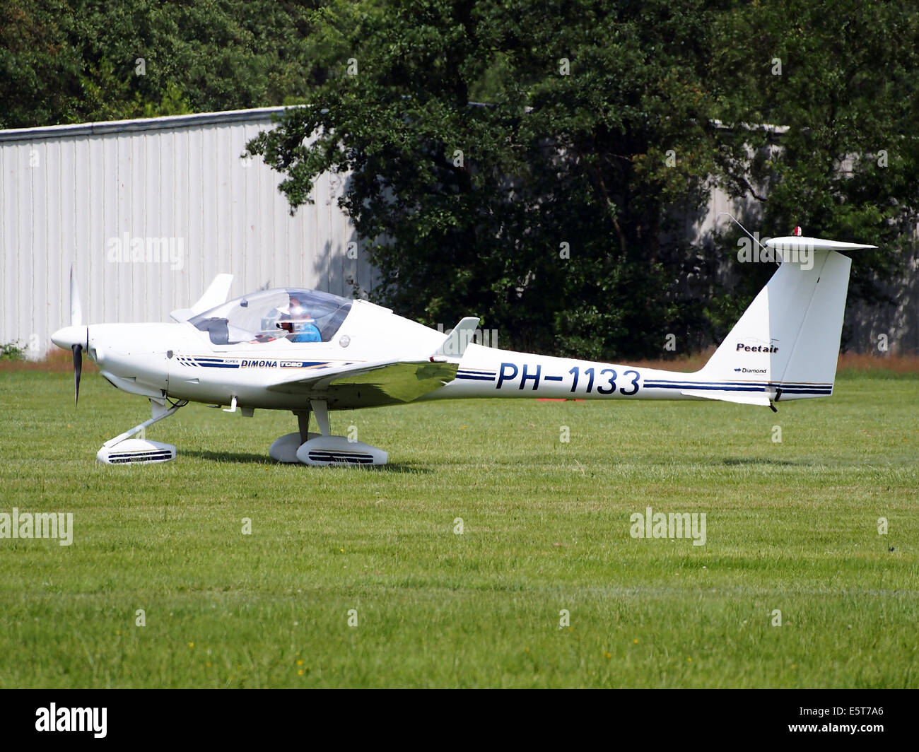 The PH 1133 Diamond HK 36 TC Aircraft At Hilversum Airport ICAO EHHV The PH 1133 Diamond HK 36 TC Aircraft At Hilversum Airport ICAO EHHV
