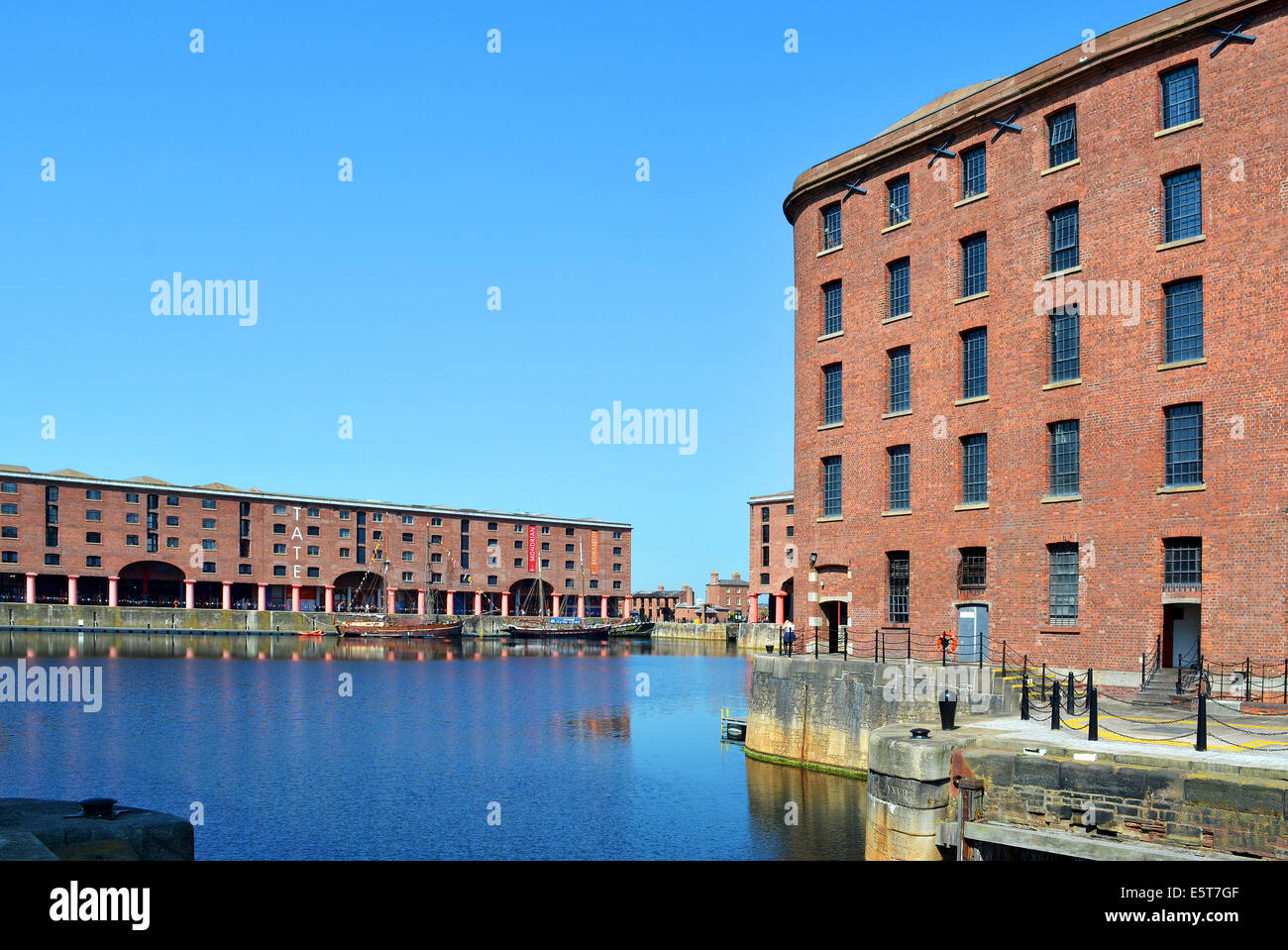 The Albert Docks in Liverpool, England, UK Stock Photo
