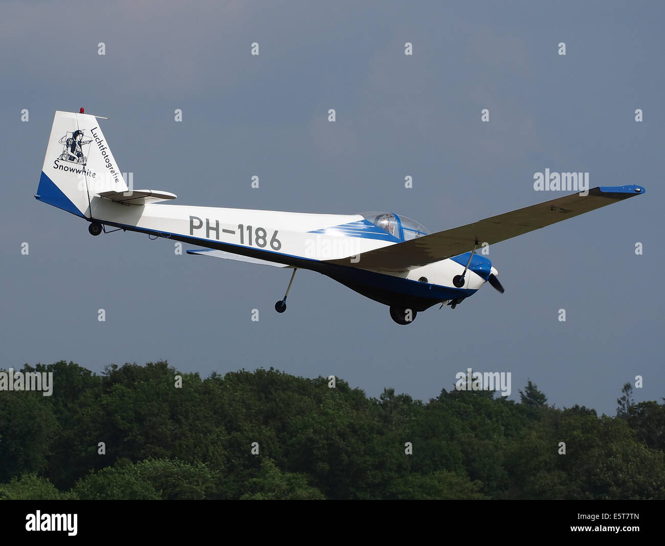 PH-1186, Scheibe SF-25C Falke CN 44181 at Hilversum Airport (ICAO EHHV), photo-21 Stock Photo