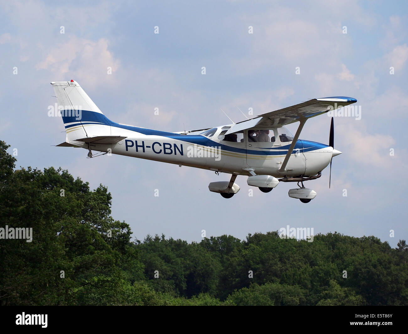 PH-CBN Reims F172N at Hilversum Airport (ICAO EHHV), photo5 Stock Photo
