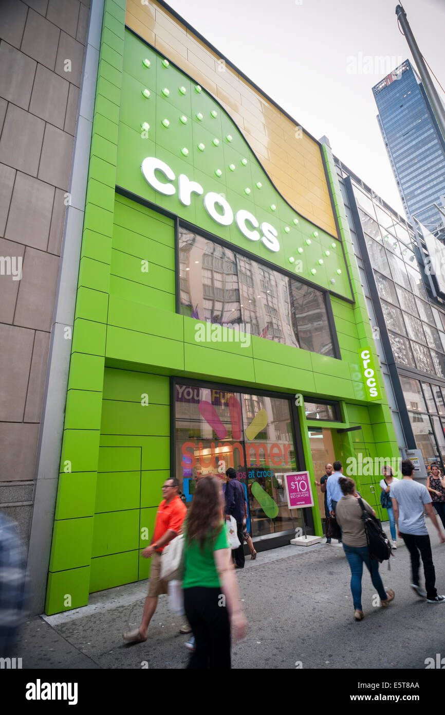 The Crocs store in Herald Square in New York Stock Photo - Alamy