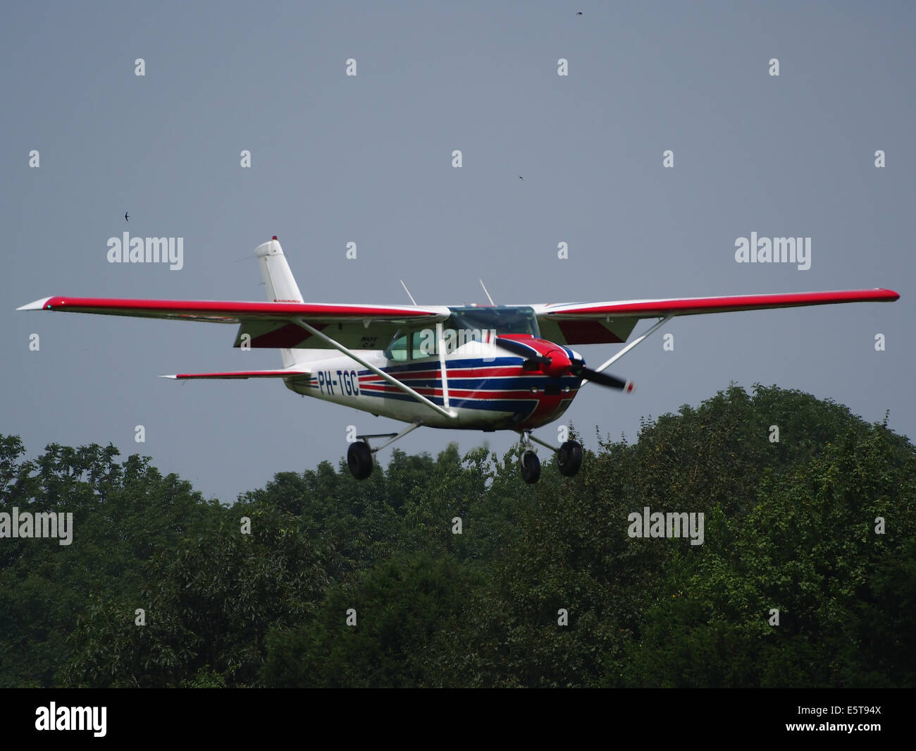 PH-TGC (ex PH-AXS), Cessna 182R Skylane II, at Hilversum Airport (ICAO EHHV), photo1 Stock Photo