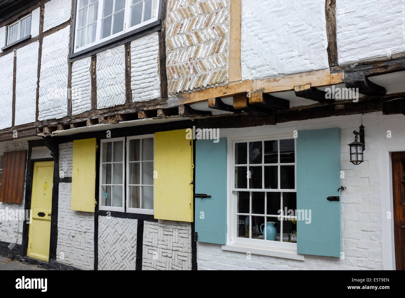 Historic Building of Kent in the village of Sandwich, UK Stock Photo