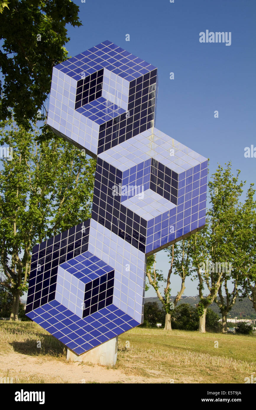 Museum Foundation Victor Vasarely, Aix-en-Provence , France Stock Photo -  Alamy