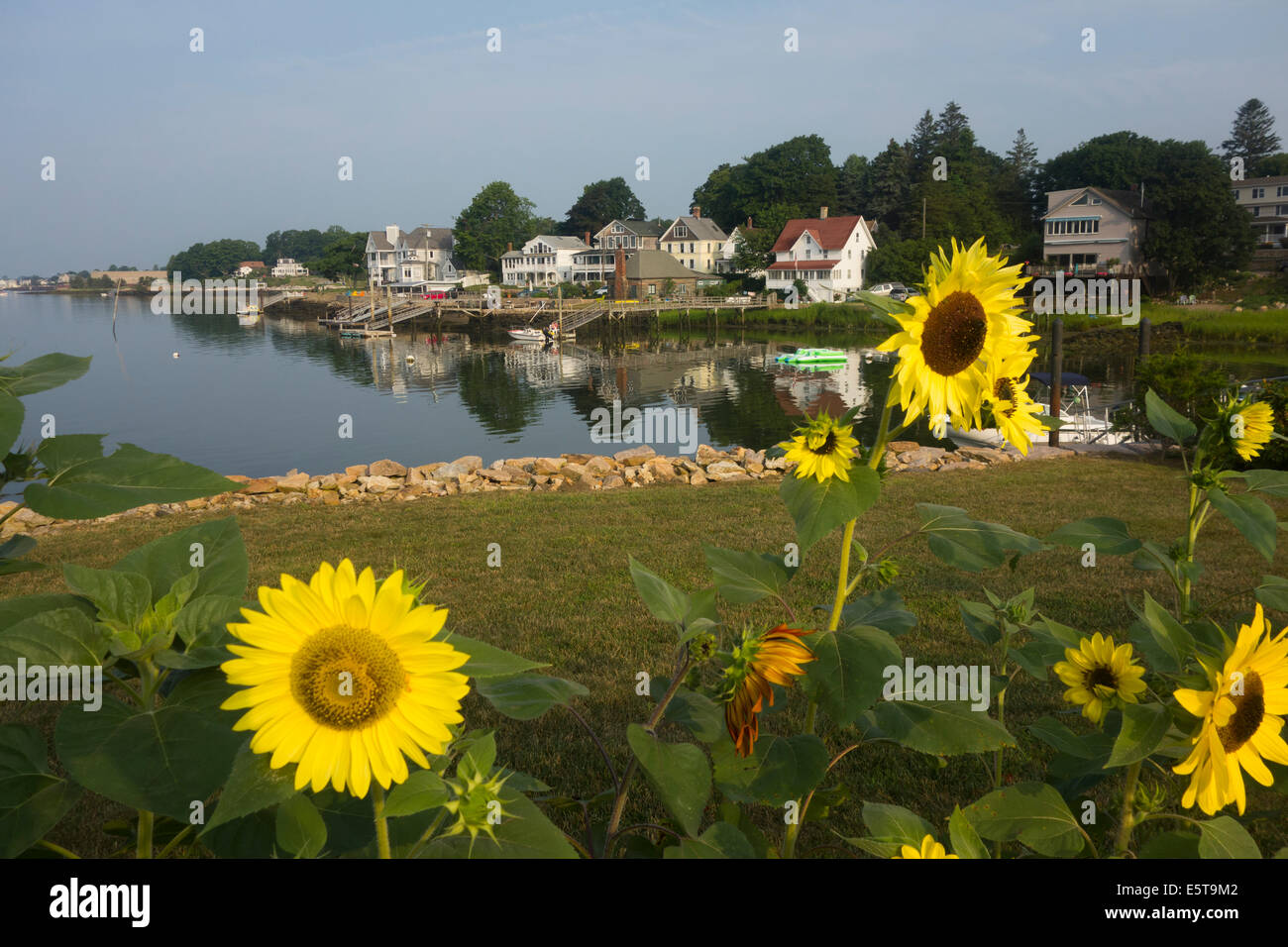Stony Creek harbor in CT Branford Stock Photo Alamy