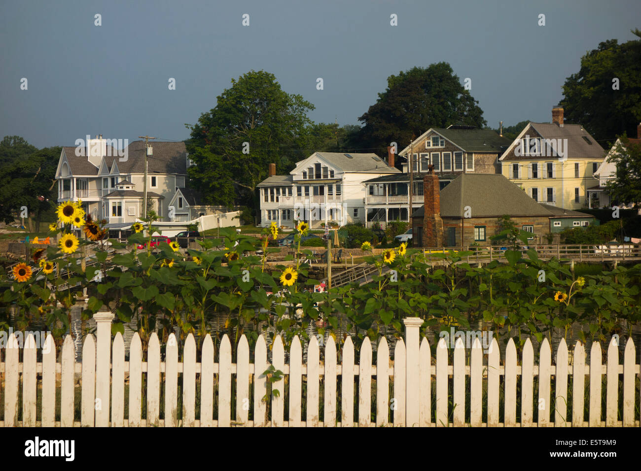 Stony Creek harbor in CT Branford Stock Photo Alamy